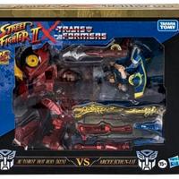 Transformers Street Fighter II Hot Rod vs Arcee