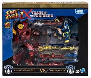 Transformers Street Fighter II Hot Rod vs Arcee