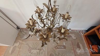 lampadario antico vintage 