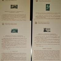 Bollettini Illustrativi francobolli  50-60 [A191]