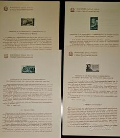 Bollettini Illustrativi francobolli  50-60 [A191]