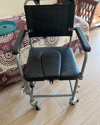 Sedia rotelle doccia wc