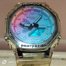 casio g-shock ga-2100 – edizione skeleton rainbow