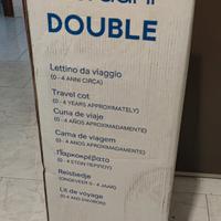 lettino da viaggio nuovo