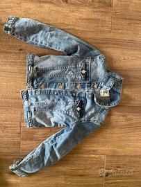 Giubbino jeans bambina 7/8 anni