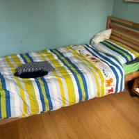 Letto singolo Ikea con materasso