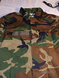 Giacca mimetica "woodland" ex nato taglia  48 R
