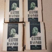 4 volumi " Le lettere di San Paolo"