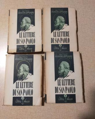 4 volumi " Le lettere di San Paolo"