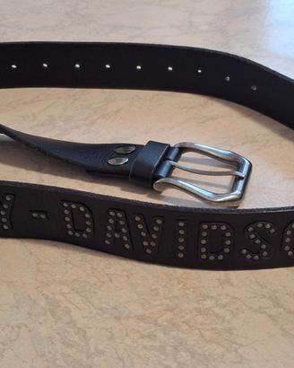 Cintura Uomo in pelle nera Harley Davidson
