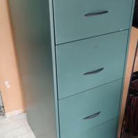 Schedario Vintage in metallo