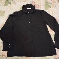 camicia con colletto coreana 