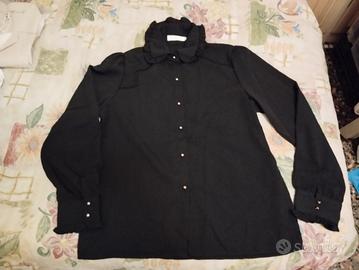 camicia con colletto coreana 