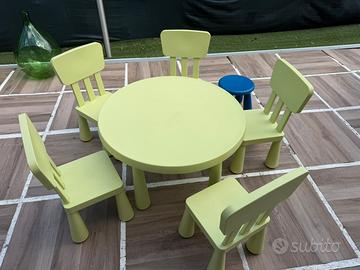 Tavolo e sedie ikea mammut