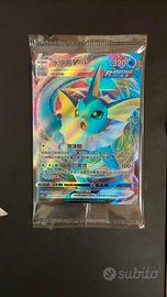 carta pokemon vaporeon Vmax sealed