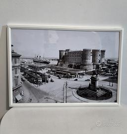 Stampa Napoli Vintage con Cornice