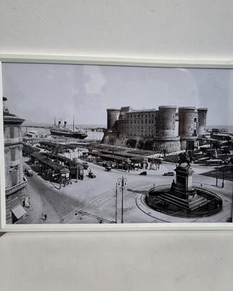 Stampa Napoli Vintage con Cornice