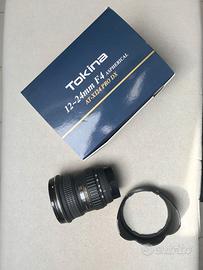 Tokina AT-X124 Pro DX attacco Nikon