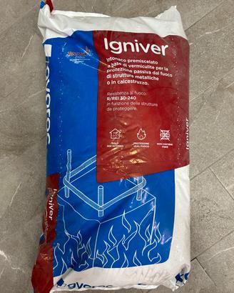 Intonaco ignifugo