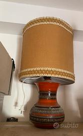 Lampada da tavolo vintage in ceramica “Fat Lava"