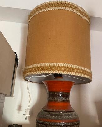 Lampada da tavolo vintage in ceramica “Fat Lava"