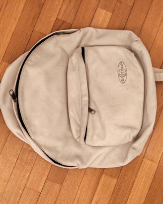 zaino in pelle bianca eastpak