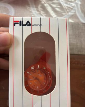 Orologio FILA sportivo in silicone arancione