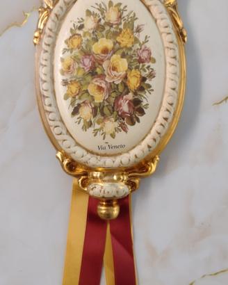 Medaglione Ovale Decorativo / Marchio VIA VENETO 