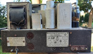 Radio a valvole vintage GELOSO G58 in legno anno 1