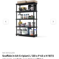 Scaffale 5 ripiani