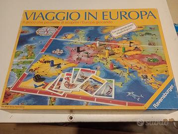 Viaggio in Europa giochi società anni 90