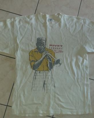 T-shirt uomo River Laundry anni 80 vintage L