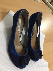 Scarpe donna marca Tosca blu mod.D'Orsay 37