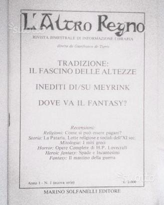 L'ALTRO REGNO anni 1981/1982/1985