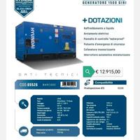 GENERATORI DIESEL 1500 GIRI