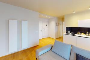 Bilocale con balcone e completamente arredato