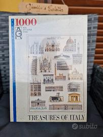 Puzzle vintage 1000 pezzi "Mappe d'Italia", nuovo