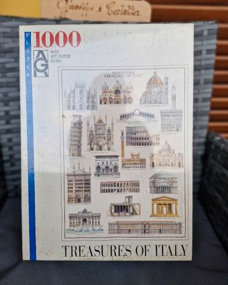 Puzzle vintage 1000 pezzi "Mappe d'Italia", nuovo