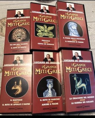 I Grandi Miti Greci. 6 VHS (L. De Crescenzo)