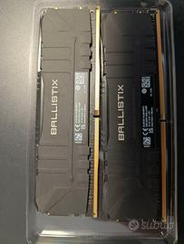 RAM DDR4 3600MHZ 16GB 2X8GB Crucial Ballistix