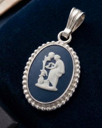Wedgwood ciondolo argento neoclassico diaspro