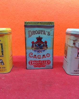 Scatole di latta vintage