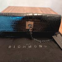 Borsa in Pelle tartarugata nera Richmond