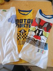 tre magliette Benetton chicco  united