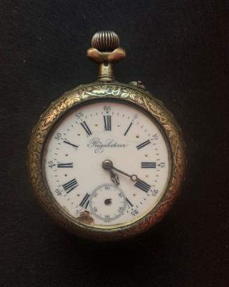 Orologio da tasca "Régulateur" in argento 800