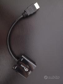 Adattatore hdmi vga come nuovo