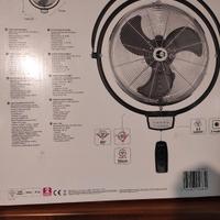 ventilatore in metallo con staffa di fissaggio