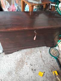 cassapanca in legno 