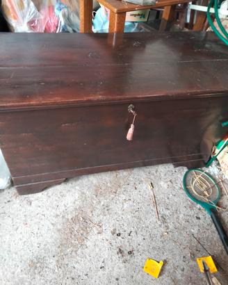 cassapanca in legno 