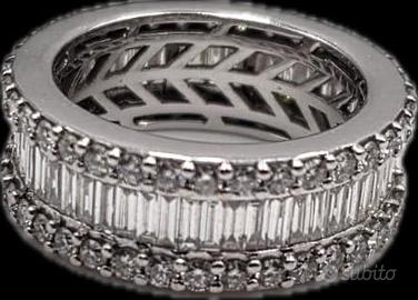 ANELLO ORO DIAMANTI 5,57 CARATI